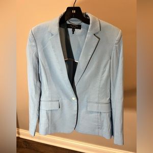 Rag & Bone Malibu Blue Fletcher Linen Blazer